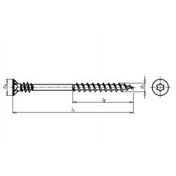 ASSY® 3.0 P VIS POUR PANNEAUX DE PARTICULES